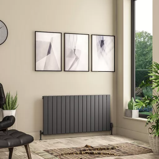Addington II Radiator 600 x 1188 Type10 Matt Anthracite