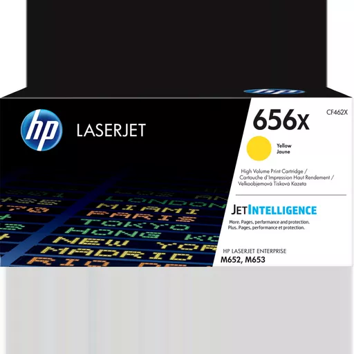 HP CF462X/656X Toner cartridge yellow, 22K pages ISO/IEC 19752 for HP LaserJet M 652