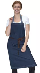 Washed Denim Bib Apron