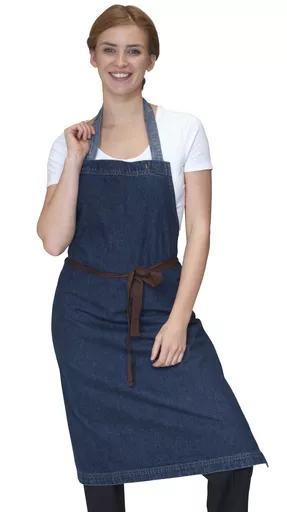 Washed Denim Bib Apron