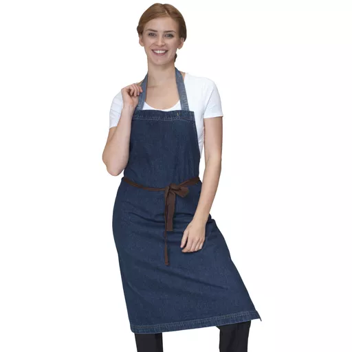 Washed Denim Bib Apron