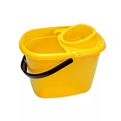 14 LTR YELLOW BUCKET WITH WRINGER