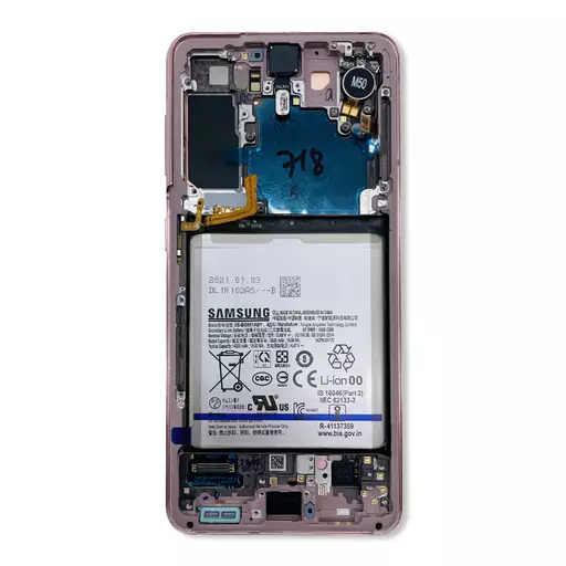 OLED Screen Assembly (RECLAIMED) (Grade C) (Phantom Pink) - Galaxy S21 5G (G991)