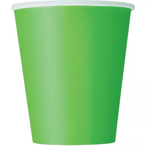 Lime Green Paper Cups