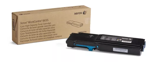 Xerox 106R02744 Toner cartridge cyan, 7K pages ISO/IEC 19798 for Xerox WC 6655