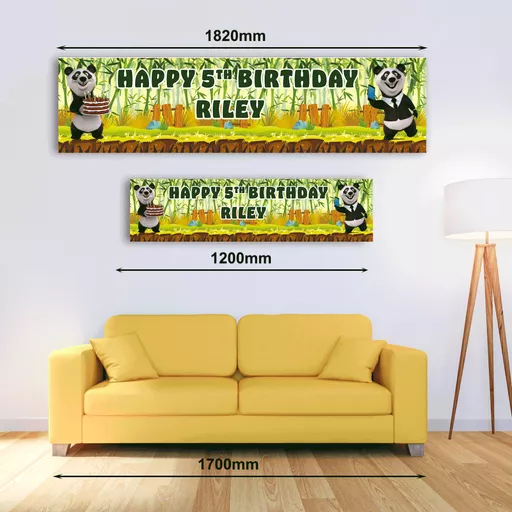 Personalised Banner - Panda