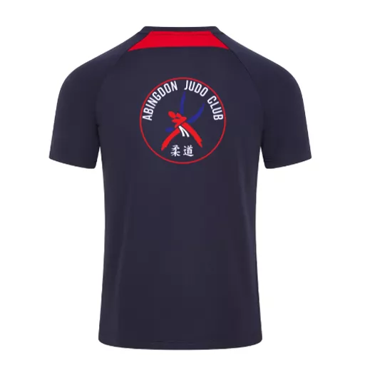 AbingdonJudoClub_ChadwickIgenUnisexTechTee_NavyRed_Back.png