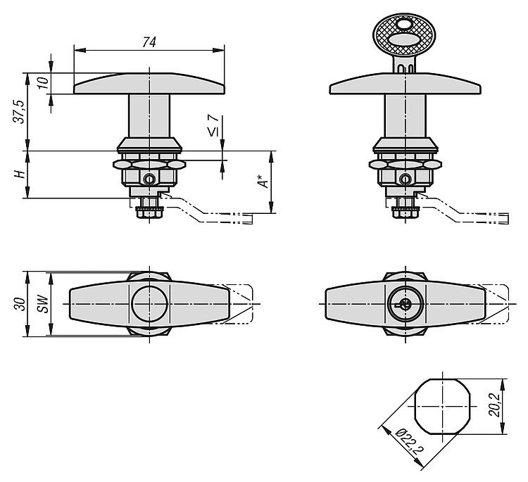 Quarter Turn Lock