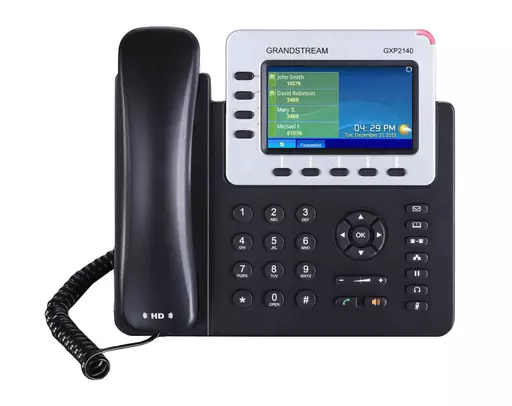 Grandstream Networks GXP2140 IP phone Black 4 lines LCD