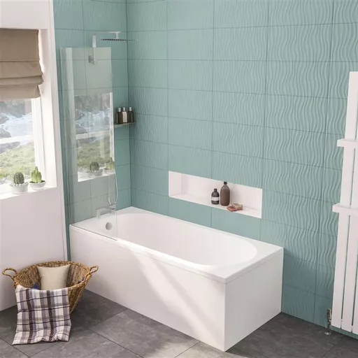Biscay Single Ended (SE) 1700 x 700 x 440mm Beauforte Bath - White