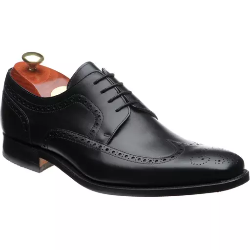 Barker Shoes. Larry - Black Calf Leather UK9