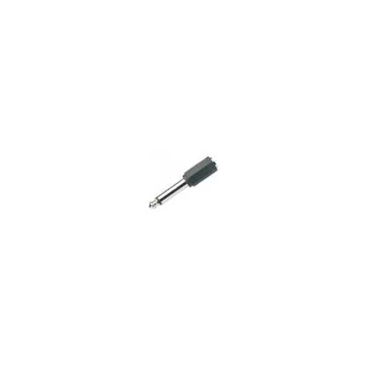 6.3mm Mono Jack to 3.5mm Stereo Socket Adaptor