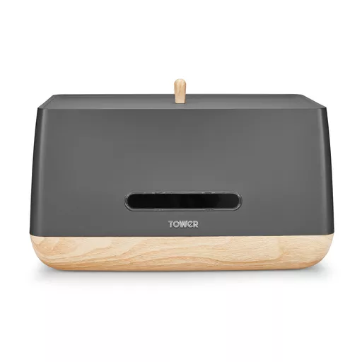 Scandi Bread Bin Grey