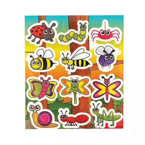 Insect Stickers - Pack of 120