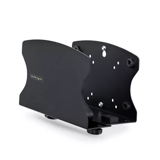 StarTech.com PC Wall Mount Bracket, Supports Desktop Computers Up To 40lb (18kg), Tool-Less Adjustments 1.9-7.8in (50-200mm), Heavy-Duty Wall Mount Shelf/Holder for PC Case/Tower