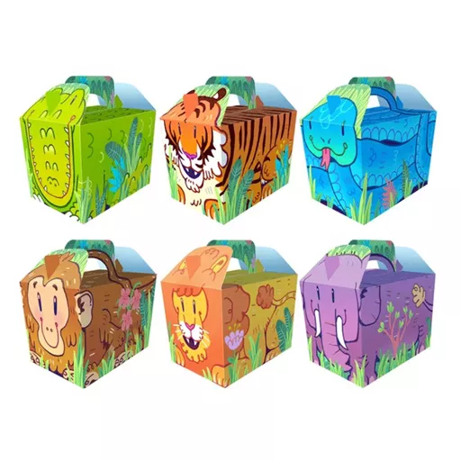 Cartoon Jungle Party Box