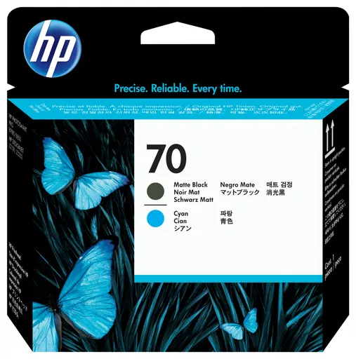 HP C9404A/70 Printhead black matt + cyan 130ml for HP DesignJet Z 2100/5200/5400/PhotoSmart B 9180