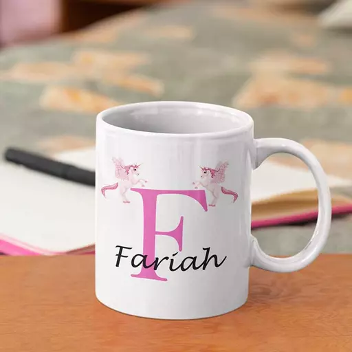 Best friend mug - Matching initials with quirky inside-joke quote