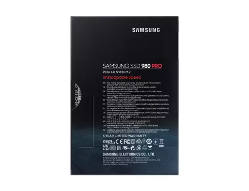 Samsung 980 PRO M.2 500 GB PCI Express 4.0 V-NAND MLC NVMe