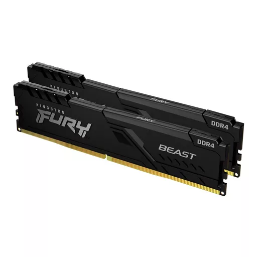 Kingston Technology FURY Beast 32GB 3200MT/s DDR4 CL16 DIMM (Kit of 2) Black