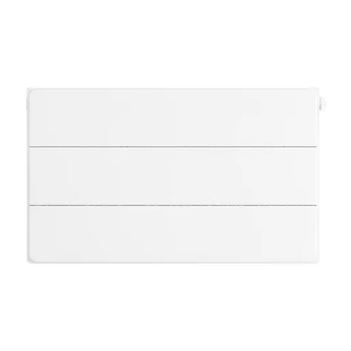 Flat Cover Plate with Lines 300 x 500 Gloss White