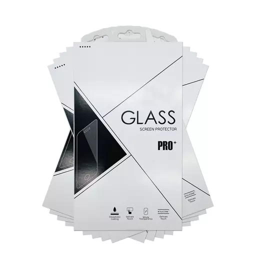 Toughened Tempered Glass w/ Black Bezel (2.5D) (Clear) (10 Pack) - For iPhone XS Max / 11 Pro Max