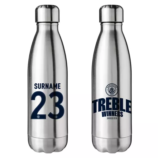 Manchester City Treble Winners Insulated Water Bottle