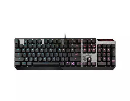 MSI VIGOR GK50 LOW PROFILE Mechanical Gaming Keyboard 'UK-Layout, KAILH Low-Profile Switches, Multi-Layer RGB LED Backlit, Tactile, Floating Key Design'