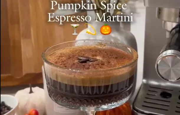 Pumpkin Spice Espresso Martini