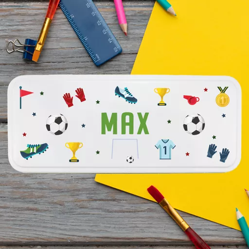 Football Pencil Tin