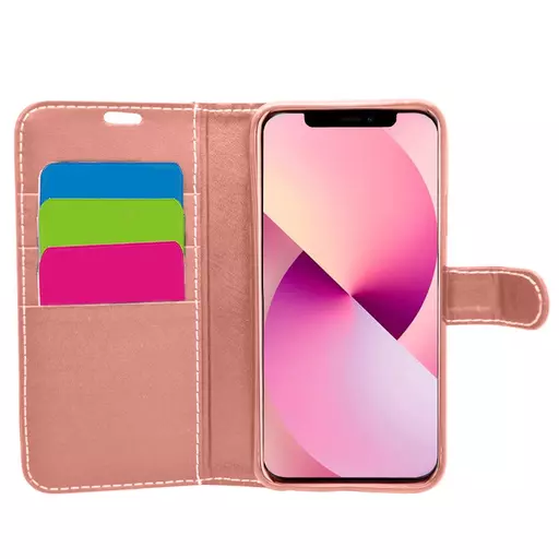 Wallet for iPhone 13 Mini - Rose Gold