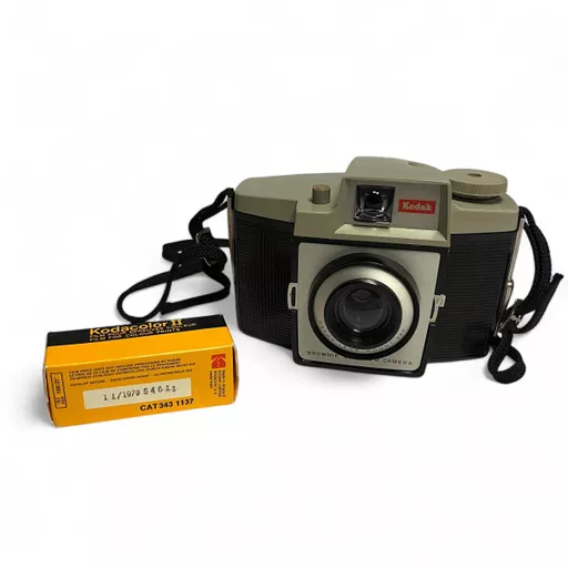 1960s Kodak Brownie Cresta 3 120 Roll Film Camera with Film