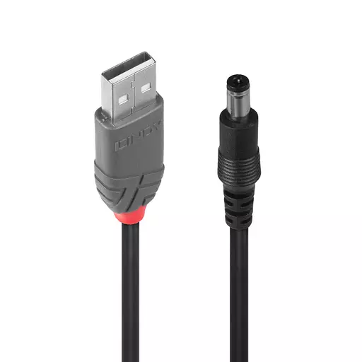 Lindy Adapter Cable USB A male - DC 5.5/2.1 mm male