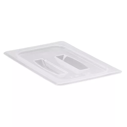 1/4 TRANSLUCENT GN COVER W/ HANDLE POLYPROPYLENE CAMBRO