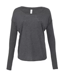 Women's Flowy Long Sleeve Tee 2 x 1 Sleeve
