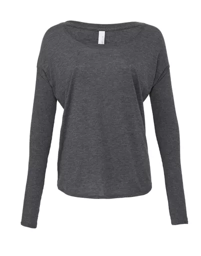 Women's Flowy Long Sleeve Tee 2 x 1 Sleeve