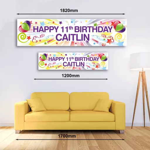 Personalised Banner - Starburst