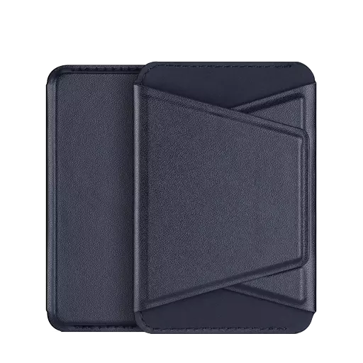 Dux Ducis - MagSafe Magnetic Leather Wallet & Stand for all iPhone 14 Series, iPhone 13 Series & iPhone 12 Series - Blue