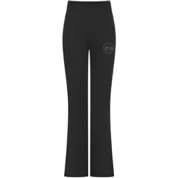 LittleStars_LadiesFlaredLeggings_Black_Front.png