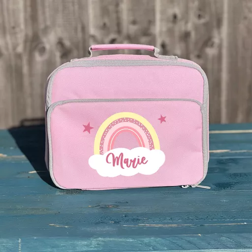 Pink Rainbow Lunch Bag