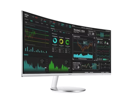 Samsung C34J791WTR 86.4 cm (34") 3440 x 1440 pixels UltraWide Quad HD QLED Grey