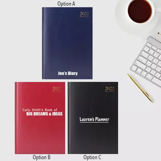 Personalised A5 2024 Calendar Diary - Add Text