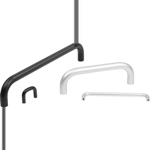 K0201 - Stirrup Handles In Aluminium Length 55-250mm