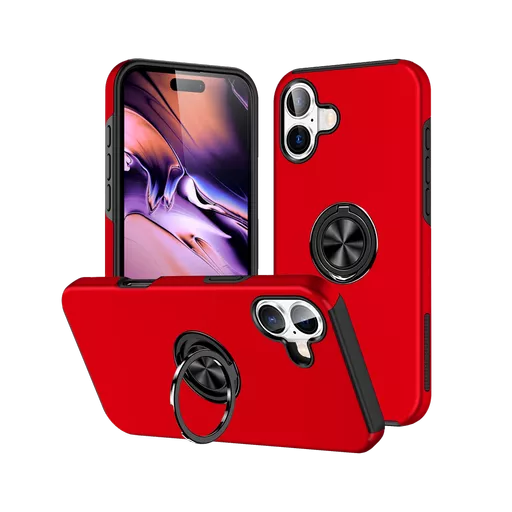 Ring Armour for iPhone 16 Plus - Red