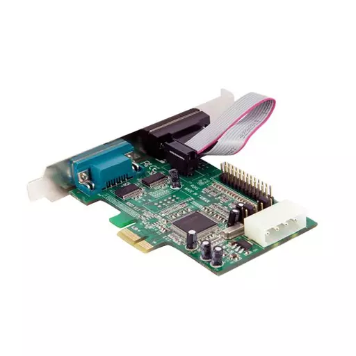 StarTech.com 2S1P Native PCI Express Parallel Serial Combo Card with 16550 UART