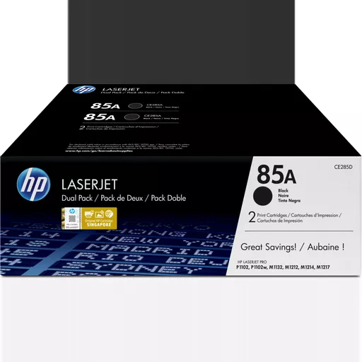 HP CE285AD/85A Toner cartridge black twin pack, 2x1.6K pages/5% Pack=2 for HP Pro P 1100