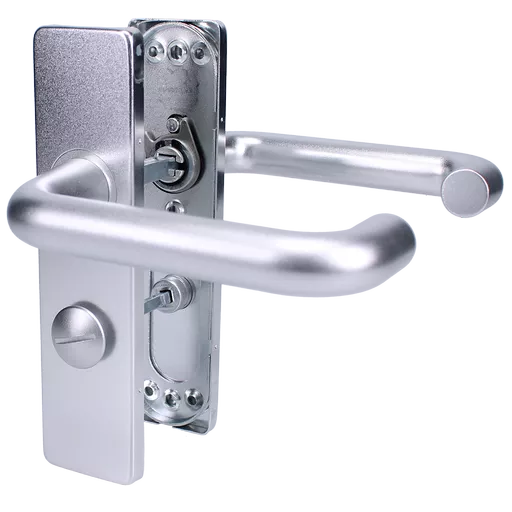 ZOO Return To Door Lever Handle Bathroom Privacy Backplate FD30/60
