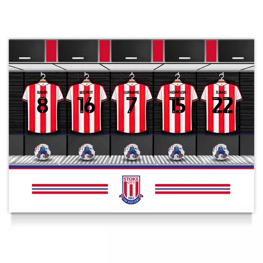 Stoke City FC Dressing Room Poster