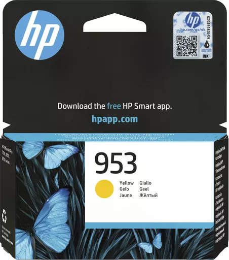 HP F6U14AE/953 Ink cartridge yellow, 630 pages 9ml for HP OfficeJet Pro 7700/8210/8710