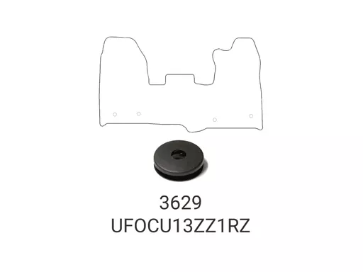 Ford Custom 2013-2023 Tailored Rubber Mats